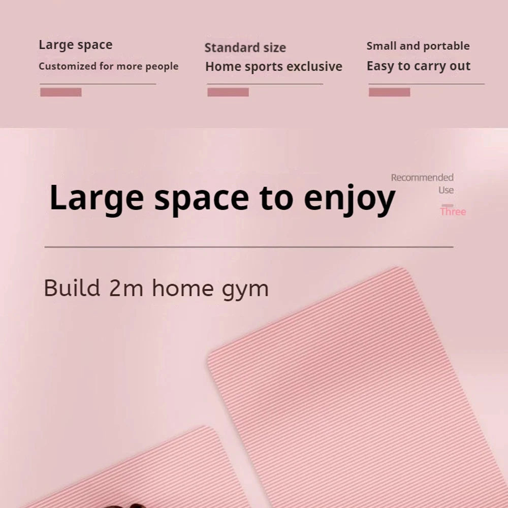 "Yoga Mat Sided Non Slip Eco Friendly"
