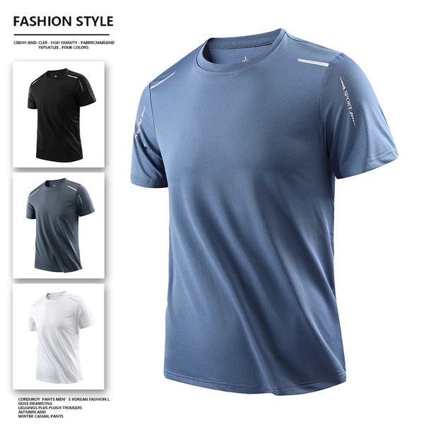 VigorFit mens athletic t-shirt for running and gym workouts