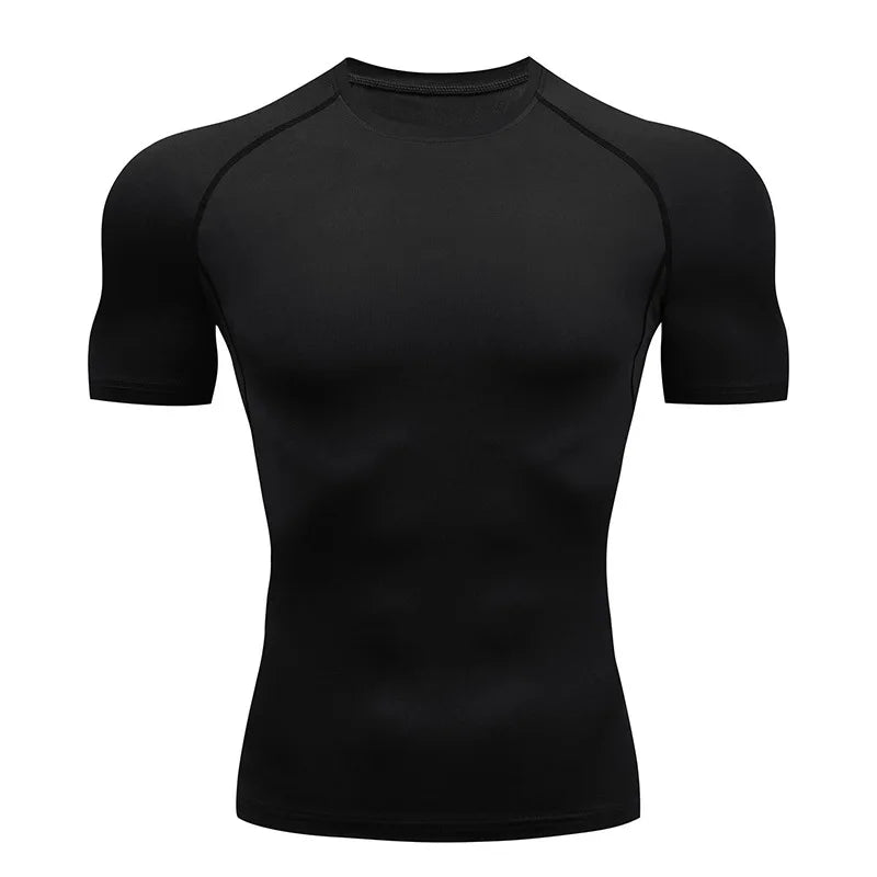 Black t-shirt with a spider logo on a white background